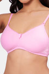 Amante Padded Non Wired Full Coverage T-Shirt Bra - Pastel Lavender — thumbnail 4